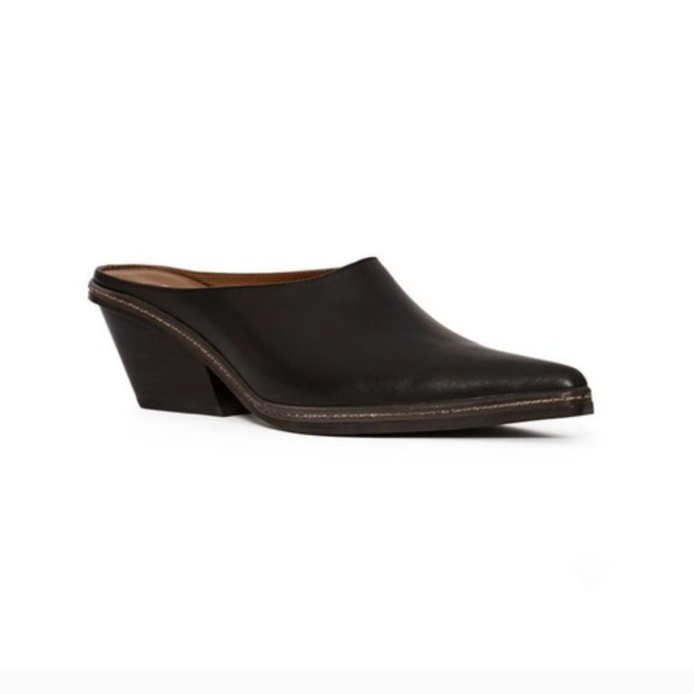 CALLIPYGIAN Opening Ceremony Leather Mule In Black - Picture 6 of 14